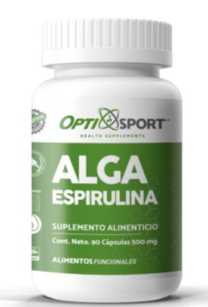 ALGA ESPIRULINA C/90PZAS OPTISPORT
