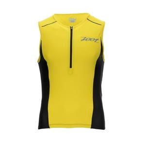 M ACTIVE TRI MESH TANK PURE YELLOW/BLACK